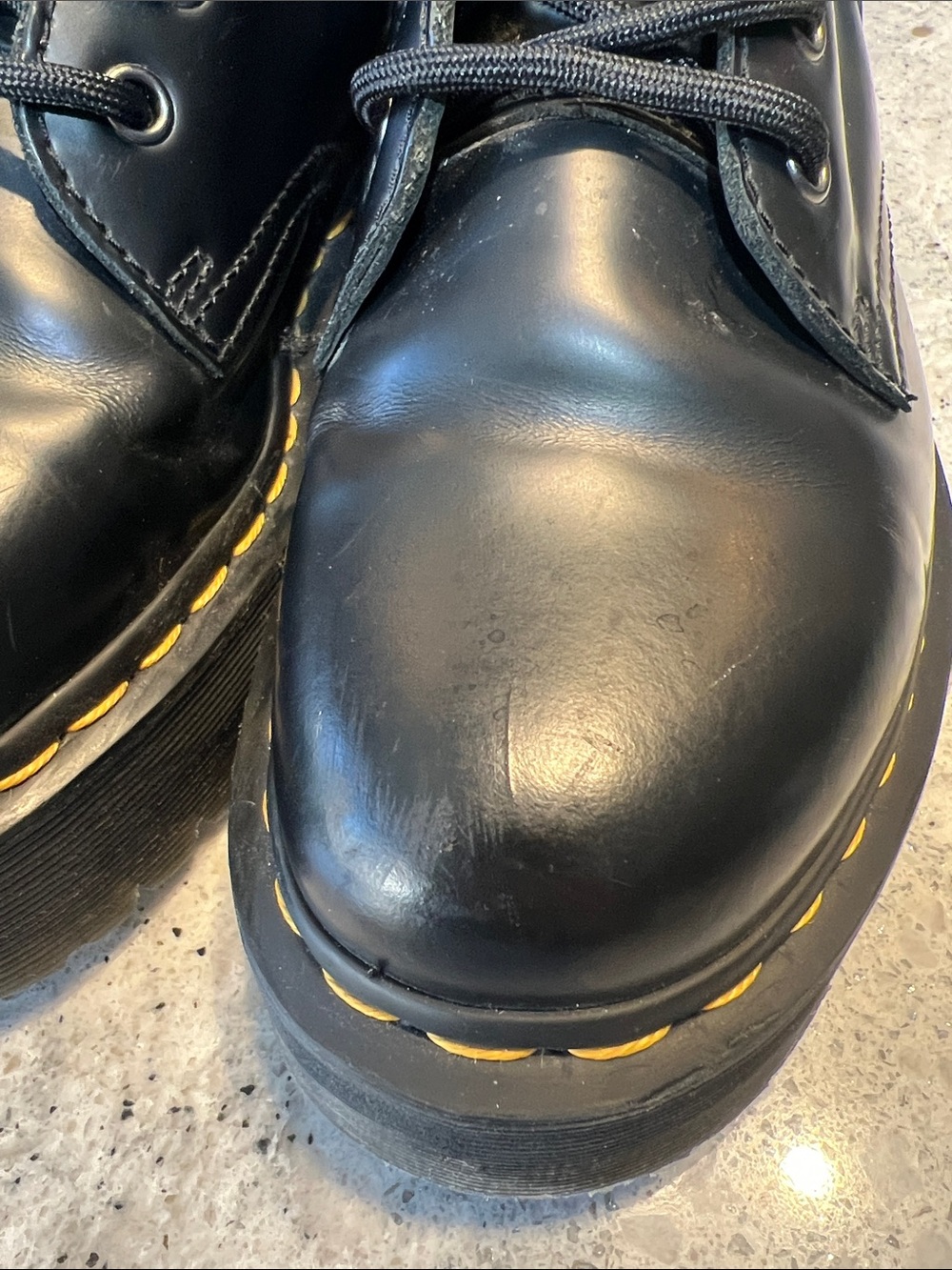 Dr. Martens Jadon Smooth Leather Platform Boots EU 38 Like New - Picture 5 of 12